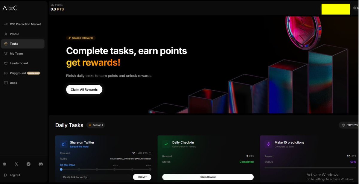 tienloicr7's tweet photo. 🔥 AIXC - Kèo Airdop hoàn toàn free cho ae nhé❗️
Siêu #Airdrop và đây là sân chơi dành cho Đông Nam Á chúng ta! 🔥🔥

🧠 AIXC là ai? Vì sao đáng chú ý❓
AIXC (AIxCrypto Inc. – NASDAQ: AIXC) là một thế lực mới trong thị trường crypto, tập trung kết hợp AI + Blockchain để kết nối Web2 & Web3, xây dựng hạ tầng kinh tế số toàn cầu.
Dự án hướng đến RWA, AI-driven protocols và các giải pháp tài sản minh bạch – có thể mở rộng cho tương lai.

📊 Season 1 đã có hơn 700,000 người tham gia, và hiện nay AIXC mở rộng quỹ thưởng + chính thức mở khu vực thi đấu Đông Nam Á.

📝Cách tham gia:
- Bước 1: theo dõi @aixc_official & @aixcfoundation
- Bước 2: Join vào BXH tại đây: https://t.co/cEUk1WRuwl
🚫Chú ý nhận mã đội đúng nhé, mã đội: "2CJFZV"

Điểm theo thứ hạng khu vực theo hệ số của mỗi đội

Kết thúc Season 1, airdrop được phân phối dựa trên tổng điểm cuối cùng
BXH SEA sẽ quyết toán cùng thời điểm Season 1 toàn cầu

 Đội càng top → điểm càng x hệ số → thưởng càng lớn

⚔️ Chinh chiến cùng đội tôi nào: Go big or Go home Team.

Lý do đơn giản: đánh nghiêm túc – chơi có chiến thuật – mục tiêu là top SEA.
Tôi tin đội này sẽ đi rất xa. Anh em vào là chiến.

🎮 HUB S1 đang “chơi” gì?
AIXC HUB là nền tảng giáo dục & tích điểm của AIXC.
Người dùng tham gia các hoạt động tương tác (hiện tại là dự đoán chỉ số tăng/giảm) và đăng bài trên mạng xã hội gắn thẻ dự án để nhận điểm.
#AIXC #AIXCHUB #HUBS1 #Crypto #AIxCrypto #SEA