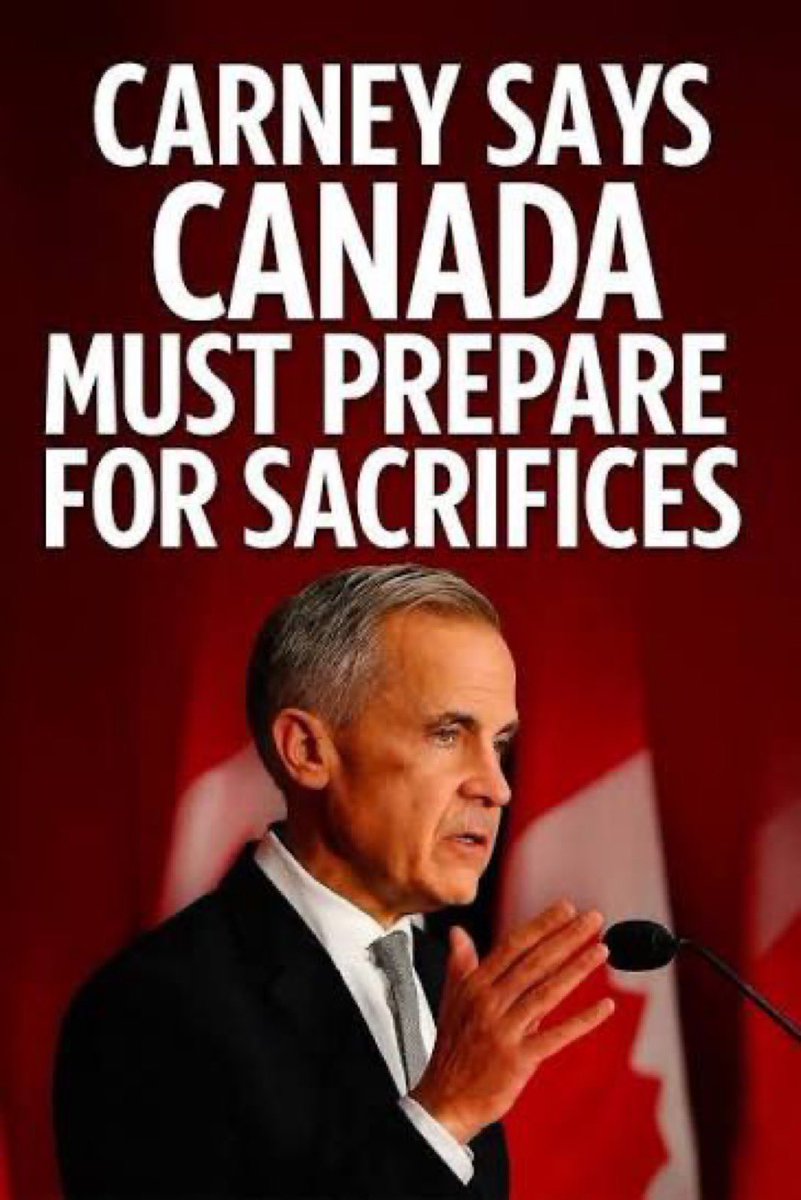 JUST ONE QUESTION.

What the fuck has Mark Carney personally sacrificed?

MOTHERFUCKER IS ON A PERMANENT TAXPAYER FUNDED VACATION &amp; WORLD TOUR.