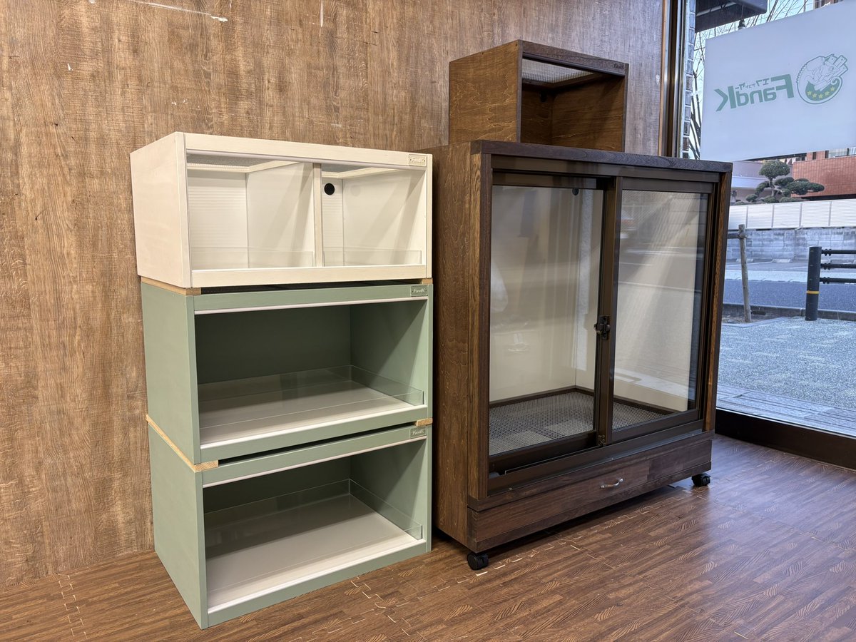 ＦandＫ爬虫類木製ケージ 爬虫類ケージ FandK