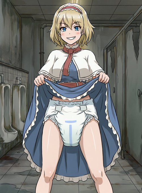 🍌くんはパンツ描いてって言っても素直に描いてくれないくせに、紙オムツなら文句言わずに即描いてくれる変態野郎。そこからパンツに変更してって言ったらしぶしぶパンツ描いてくれる。手順間違ってねえか?今日はお漏らしまでは描いてくれなかった。 