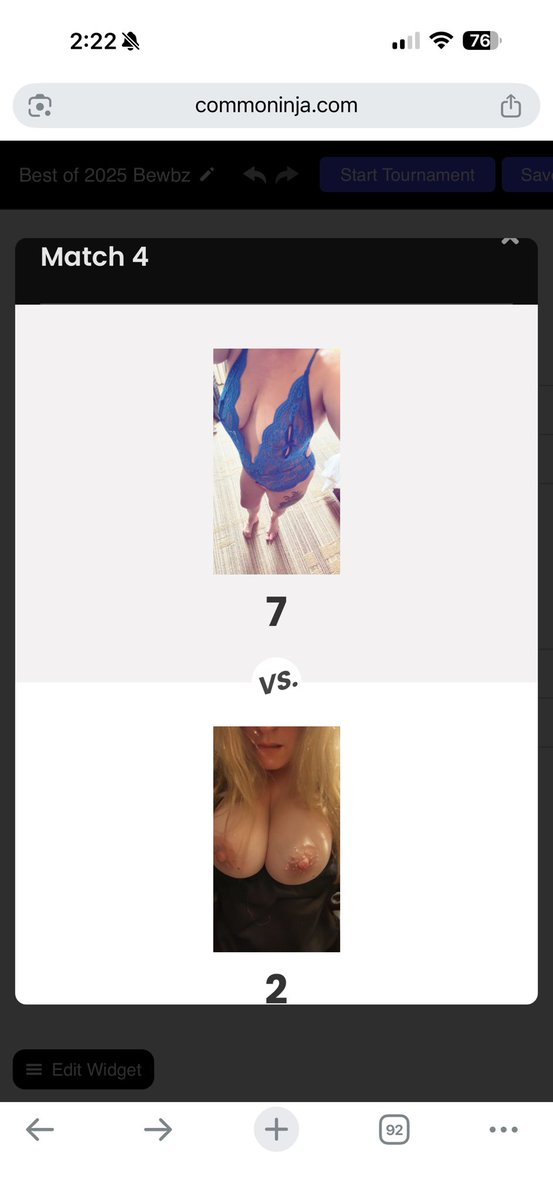 SpicyCoupleNE's tweet photo. Round 1 - Matchup 2 https://t.co/aATnGN3S0X