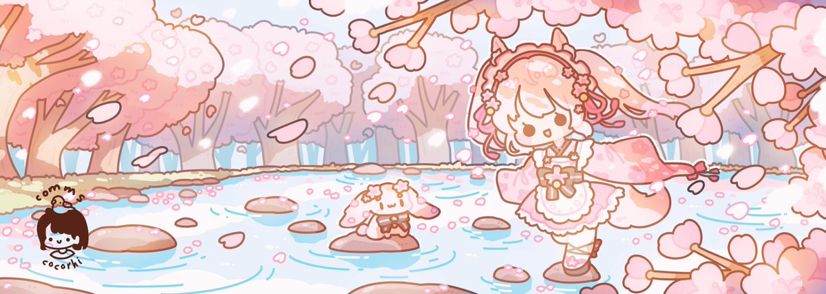 🌸 🐇 

~here's a banner commission for <a href="/kathalystic/">Kath 🌸</a> ! thank you so much for trusting me on your request! (⁠*⁠＾⁠3⁠＾⁠)⁠/⁠～⁠♡

#VGenComm #vgen #VGenComms #VGenArtist
