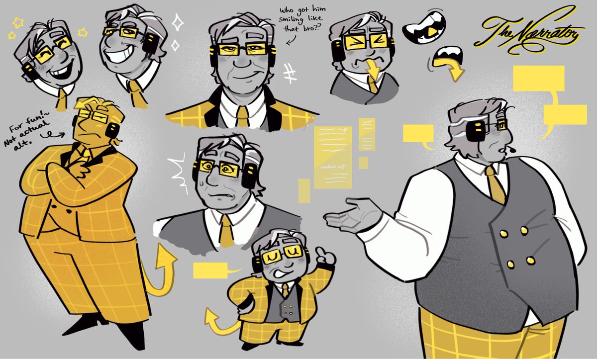 SquibbleZorp's tweet photo. Who still FW The Stanley Parable here?? 🪣💛

#TSP #TheStanleyParable #TheStanleyParableUltraDeluxe #TSPUD #Fanart #TheNarrator #Art #DigitalArt #Doodles #MyArt #SmallArtist #TooManyTagsMERCY https://t.co/frnD3M3fHG