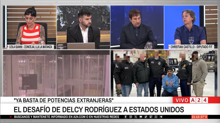 PTSarg's tweet image. 💬 "Trump quiere transformar la región en una colonia, y que los presidentes sean virreyes".

📺 @chipicastillo en @A24COM