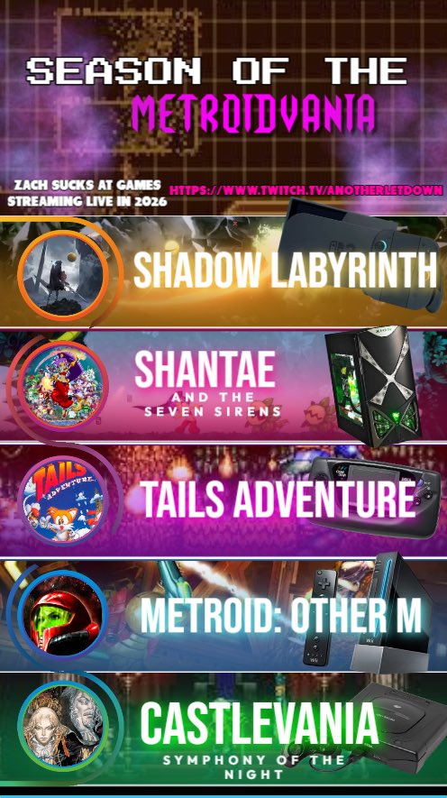 Had an idea for a snowpocalypse stream but ol' Ithaqua had other ideas. No stream tomorrow either but tune in Friday for the kickoff of THE SEASON OF THE METROIDVANIA!