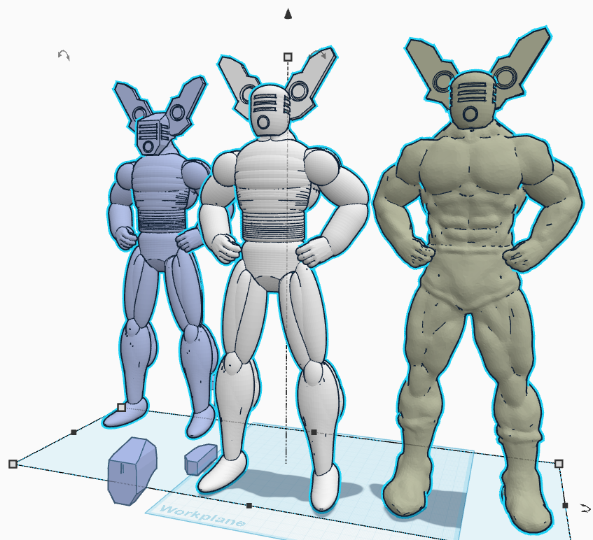 KrasherOx's tweet photo. #Wrestler,#SciFi,#Cyborg,#Soldier,#Autodesk,#Tinkercad,#Meshmixer,-Just playing around with shapes... https://t.co/DMdrxVatbE