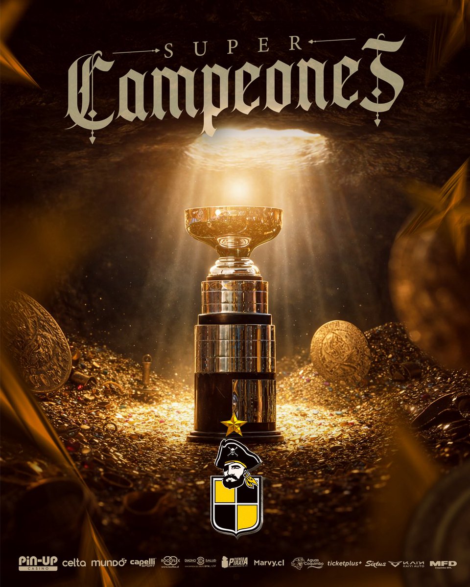 coquimbounido's tweet image. ⭐️ EL PRIMER Y ÚNICO SUPERCAMPEÓN DEL NORTE 💛🏆🖤