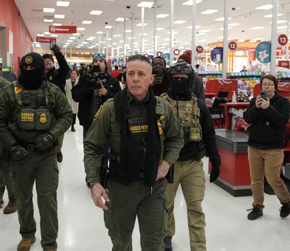 NoLieWithBTC's tweet image. Target in Minneapolis has pulled Hispanic employees off of pick-up order duty after ICE arrested two US citizen Hispanic employees while on the job.

“I’m literally a U.S. citizen!” one shouted as they escorted him into a van.