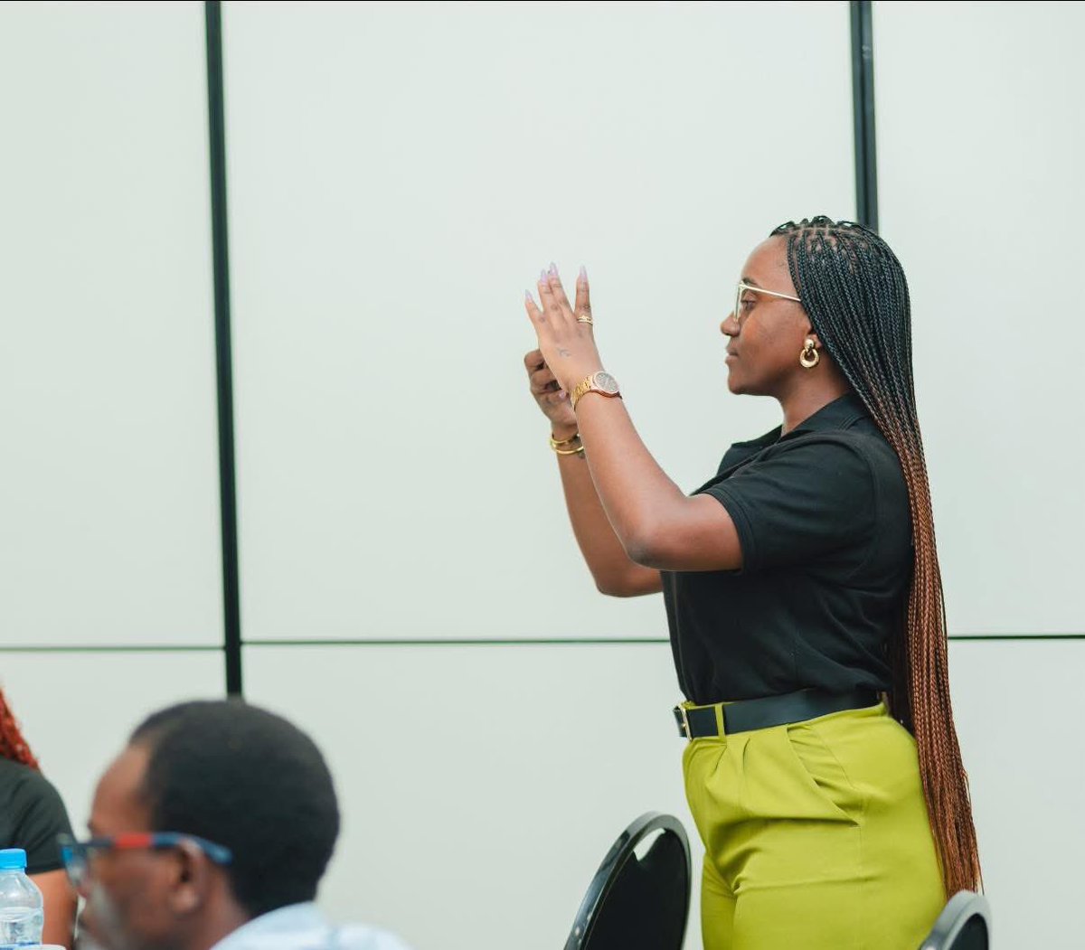 OliviaTutu05's tweet image. In a room full of policies, panels and power points, I am always capturing stories📸

Because representation isn’t just about being in the space. It’s about making sure what happens in the space reaches the people it’s meant to serve.

#Representation