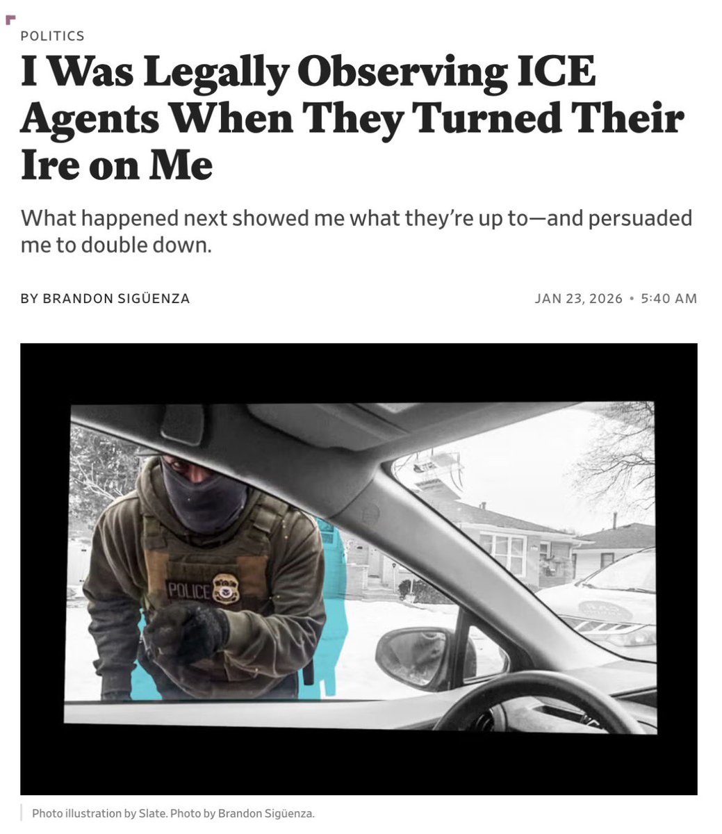 “I could hear screaming and crying from deeper inside the facility. I saw other detainees only when I was finally able to go to the bathroom—presumably, they were the other people that ICE was here to hunt. The looks on their faces horrified me.”
archive.ph/8k64y