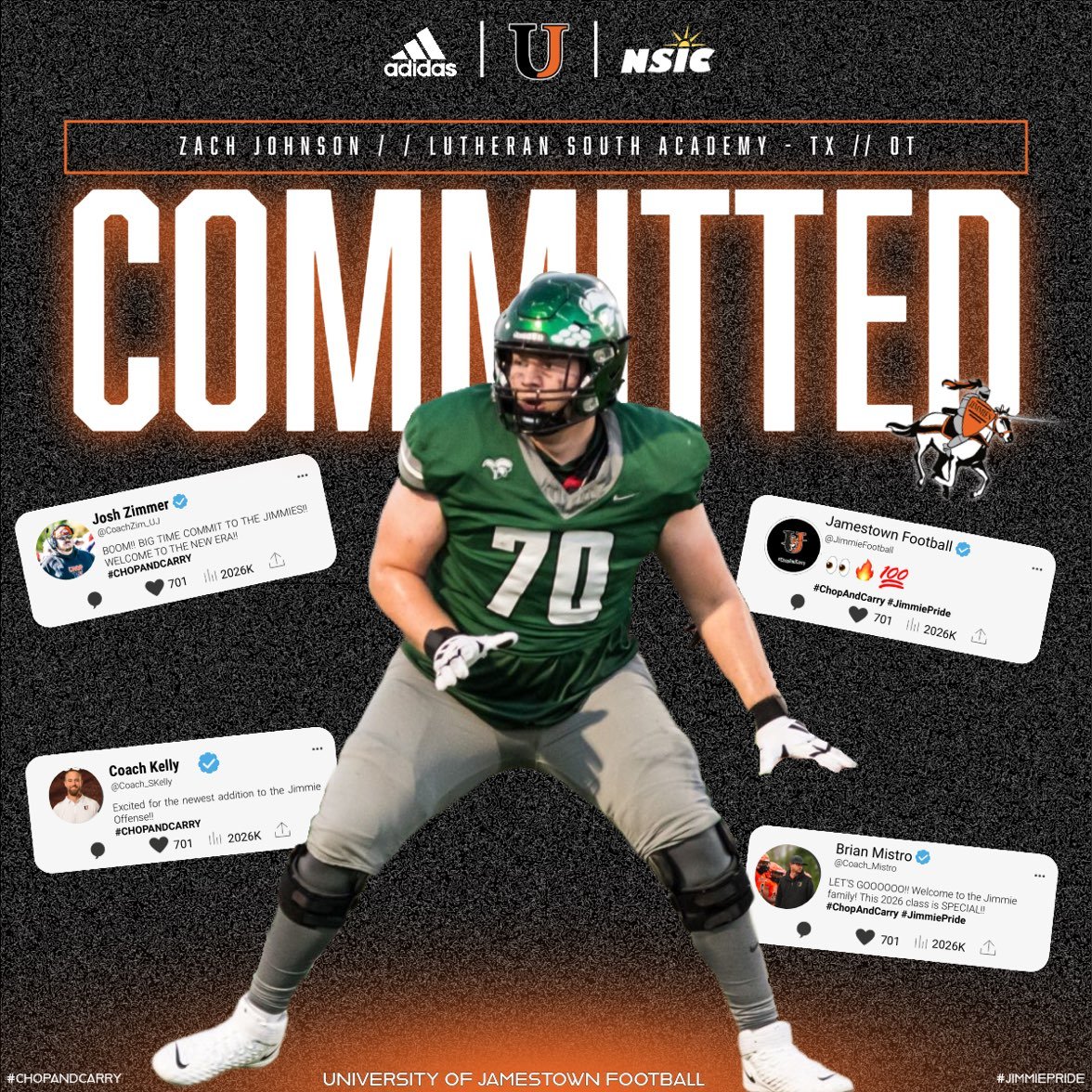 Zach Johnson - NCAA ID# 2311160290 tweet media