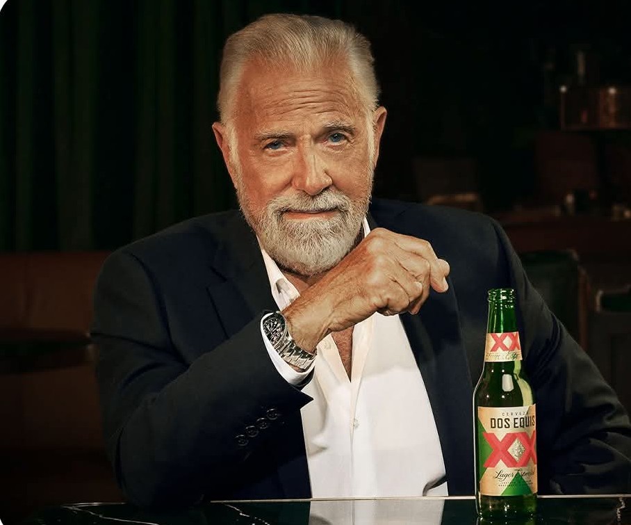 Kdrobinson7's tweet photo. I don't drink Dos Equis🍺 but I'm glad they brought this guy back for the commercials. https://t.co/etbw0JbThK