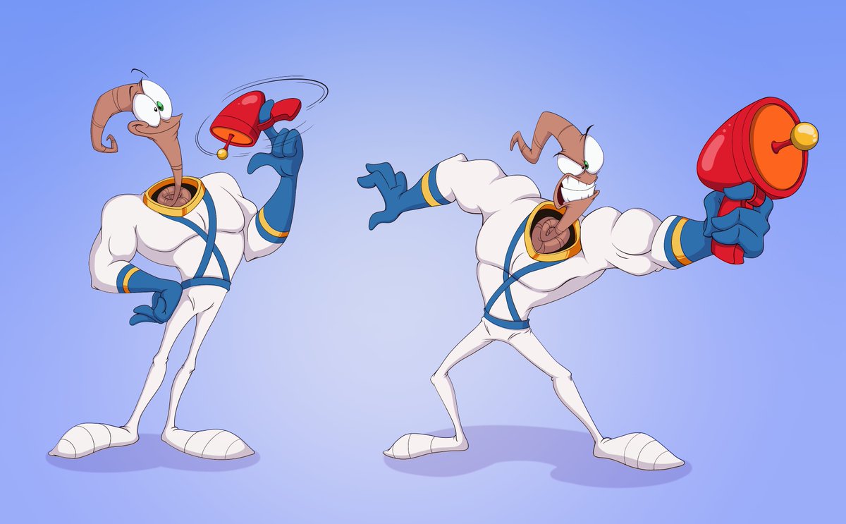 I don't know, Earthworm Jim seems pretty easy to draw without having to rely on AI.