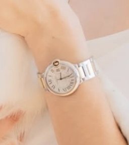 Geraldine ponce alcaldesa de Tepic, usando un Cartier Ballon Bleu de 219 mil pesos, seguramente también  dirá que la foto es de Inteligencia Artificial.