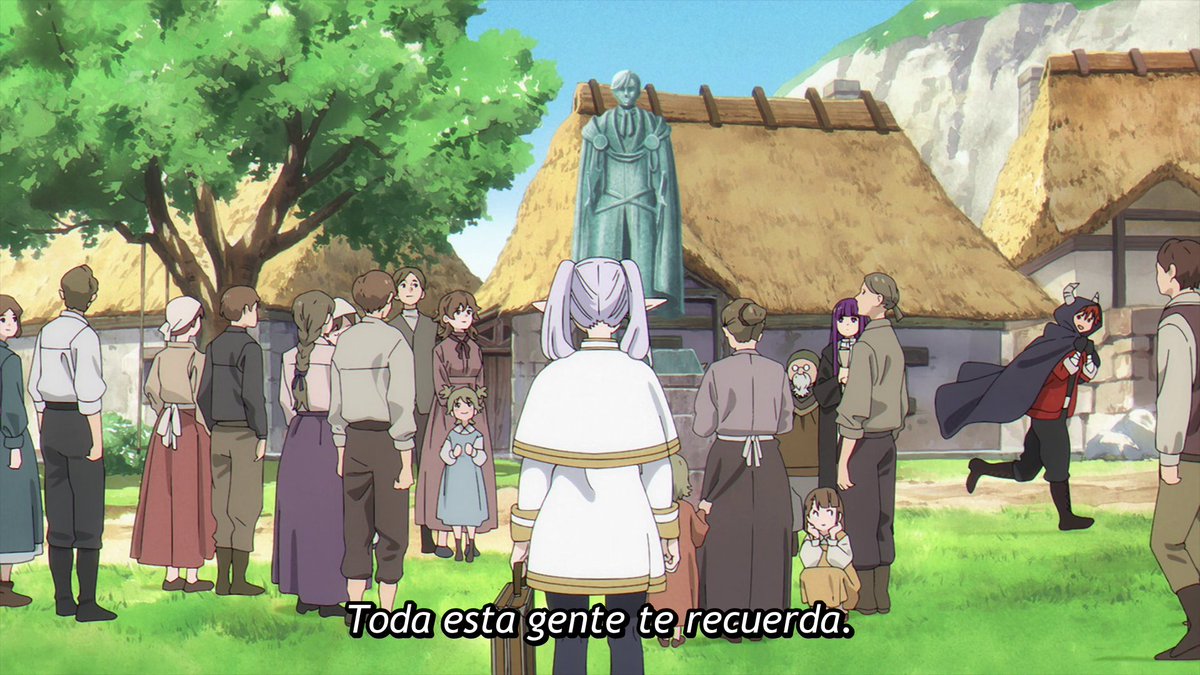 Una sociedad crece cuando los viejos plantan arboles bajo cuya sombra nunca se sentarán.

Siendo una elfa que vive siglos, para Frieren uno de los conceptos más llamativos de los humanos es su preocupación por su legado y nuestra trascendencia una vez que dejamos este mundo. El