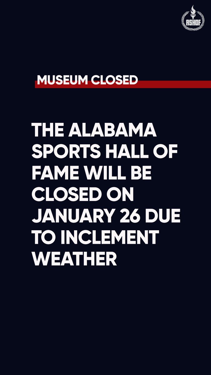 Alabama Sports Hall of Fame tweet media