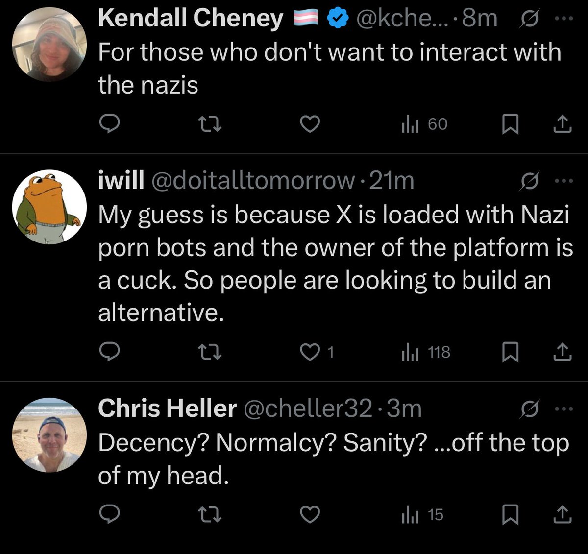 TJbestball's tweet photo. @amicsta You had it correct. Virtue signaling to freaks like this. They eat it up https://t.co/XQ12GVk4o6
