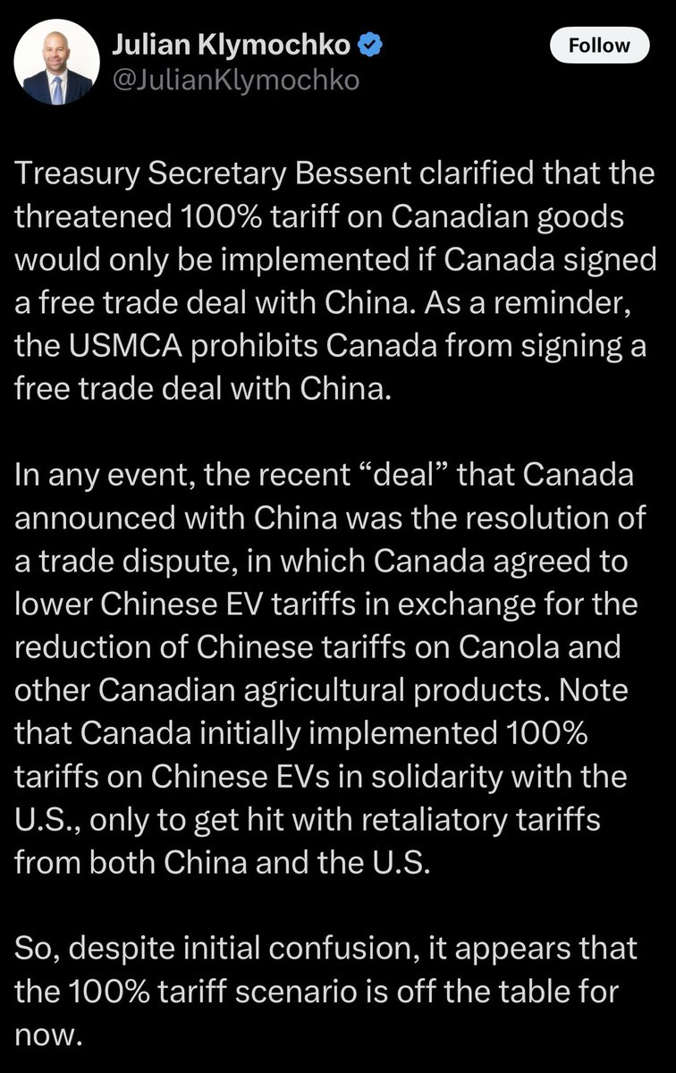 <a href="/swatsonparcels/">Sandra Watson Parcels</a> Little bit of an update. Seems what we did was “resolve a trade dispute” and not sell out to China -  update from the US govt.  May be time to calm down a little.