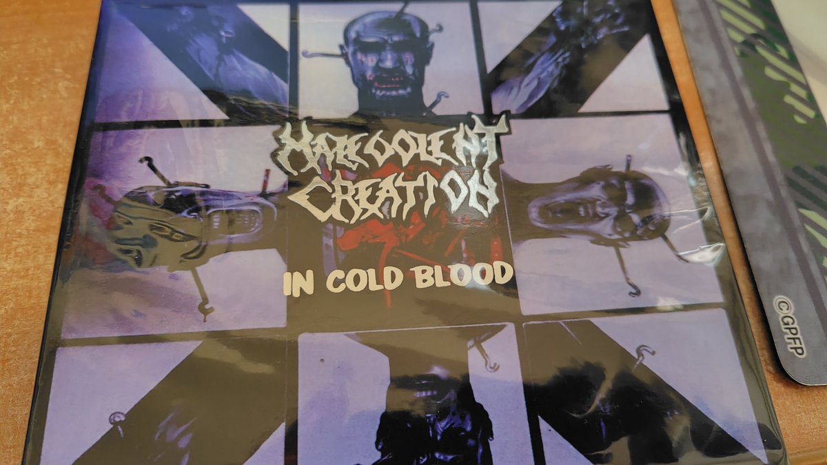 AVRさん届きましたよ！ Malevolent Creationの音源、AVR救済Tシャツ