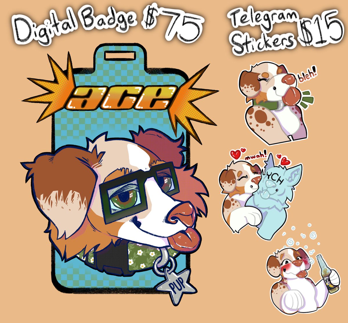 ⭐️🐶ACE THE DAWG🐶⭐️ (commissions open) tweet media