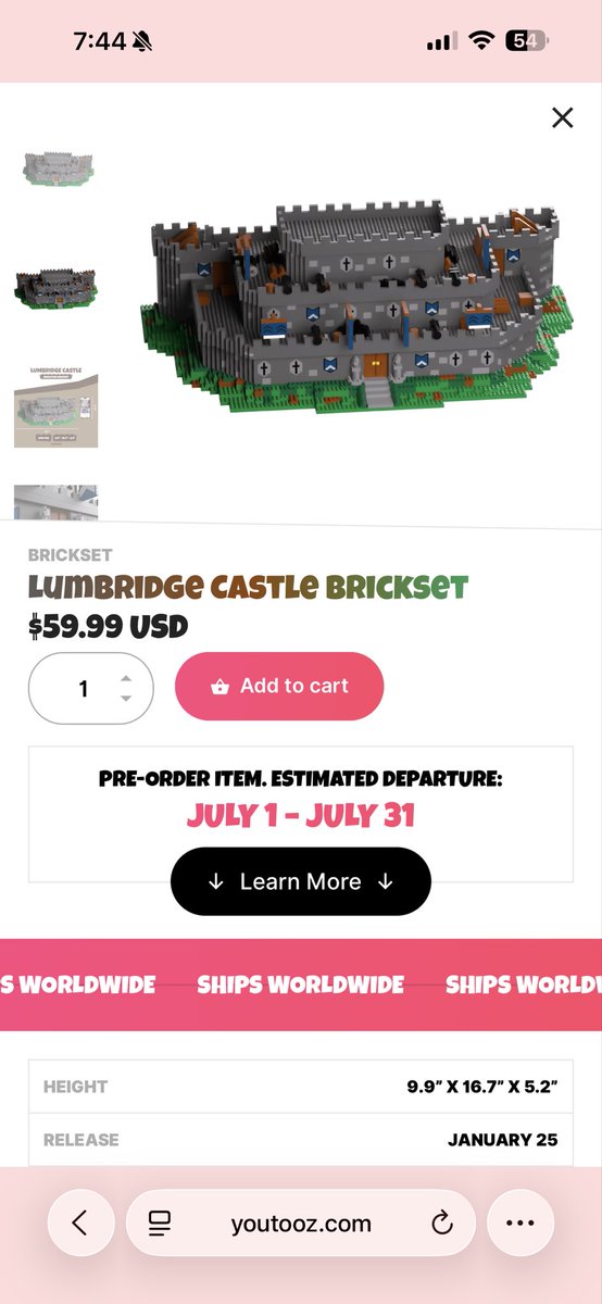 I wish someone out there loved me enough to buy me this 😂