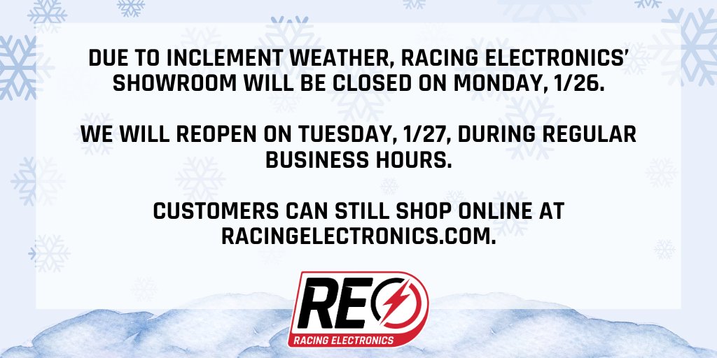 Racing Electronics tweet media