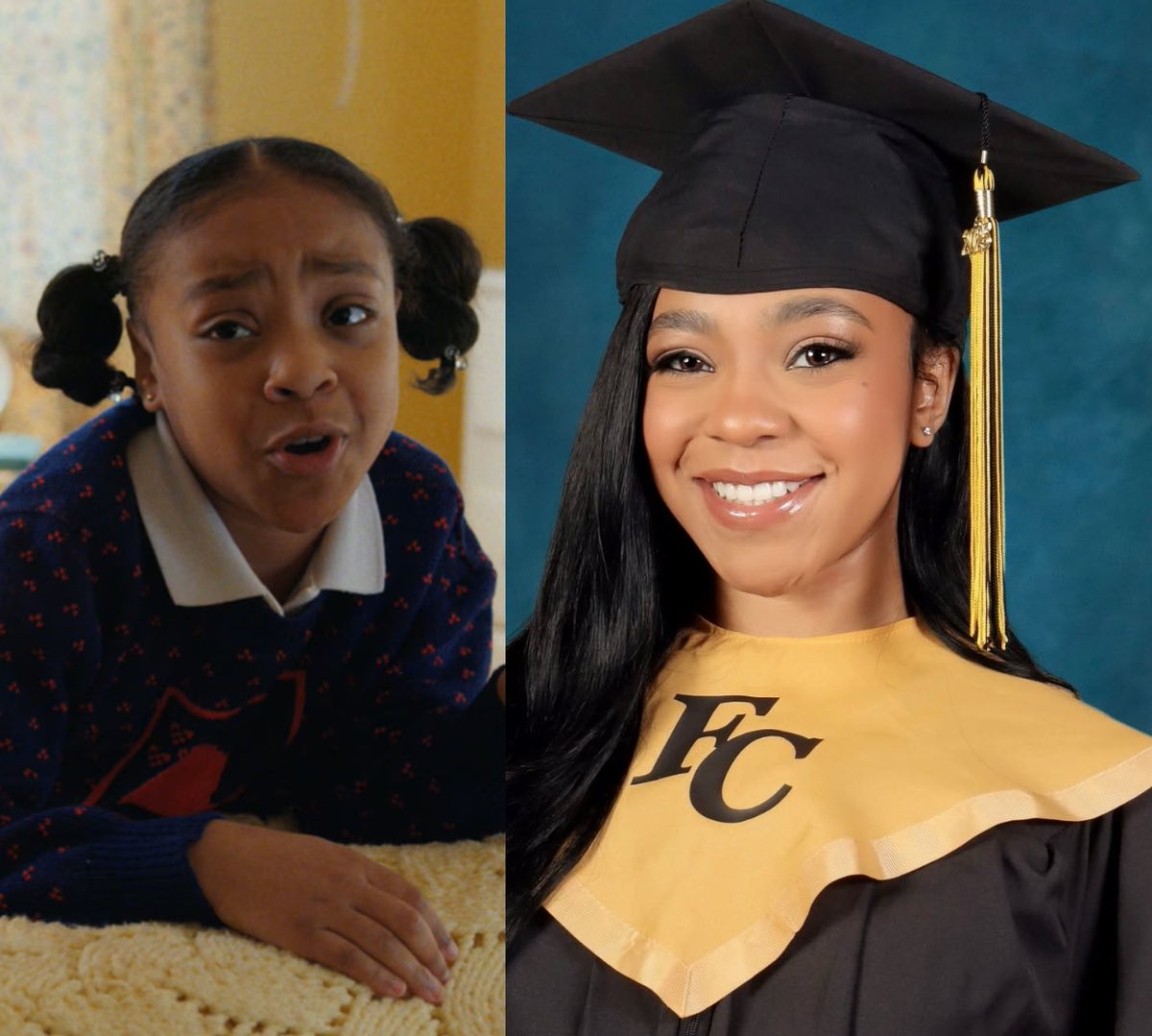 mymixtapez's tweet image. ‘Stranger Things’ star Priah Ferguson has graduated from high school 🎓

Even with fame from a young age, she made sure to stay in public school to experience life like everyone else 👏🏼💯