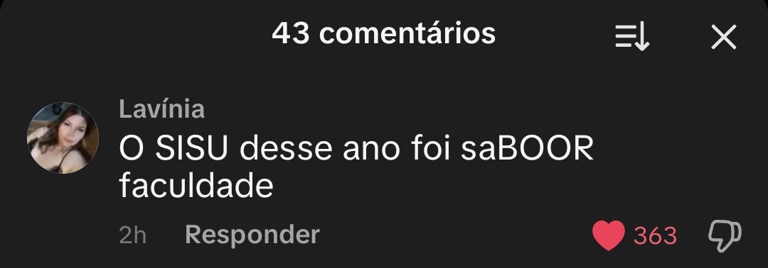 vihstudyy's tweet photo. MELHOR COMENTÁRIO Q LI SOBRE O SISU KKKKKKKKKKKKK https://t.co/fonubvdWWh