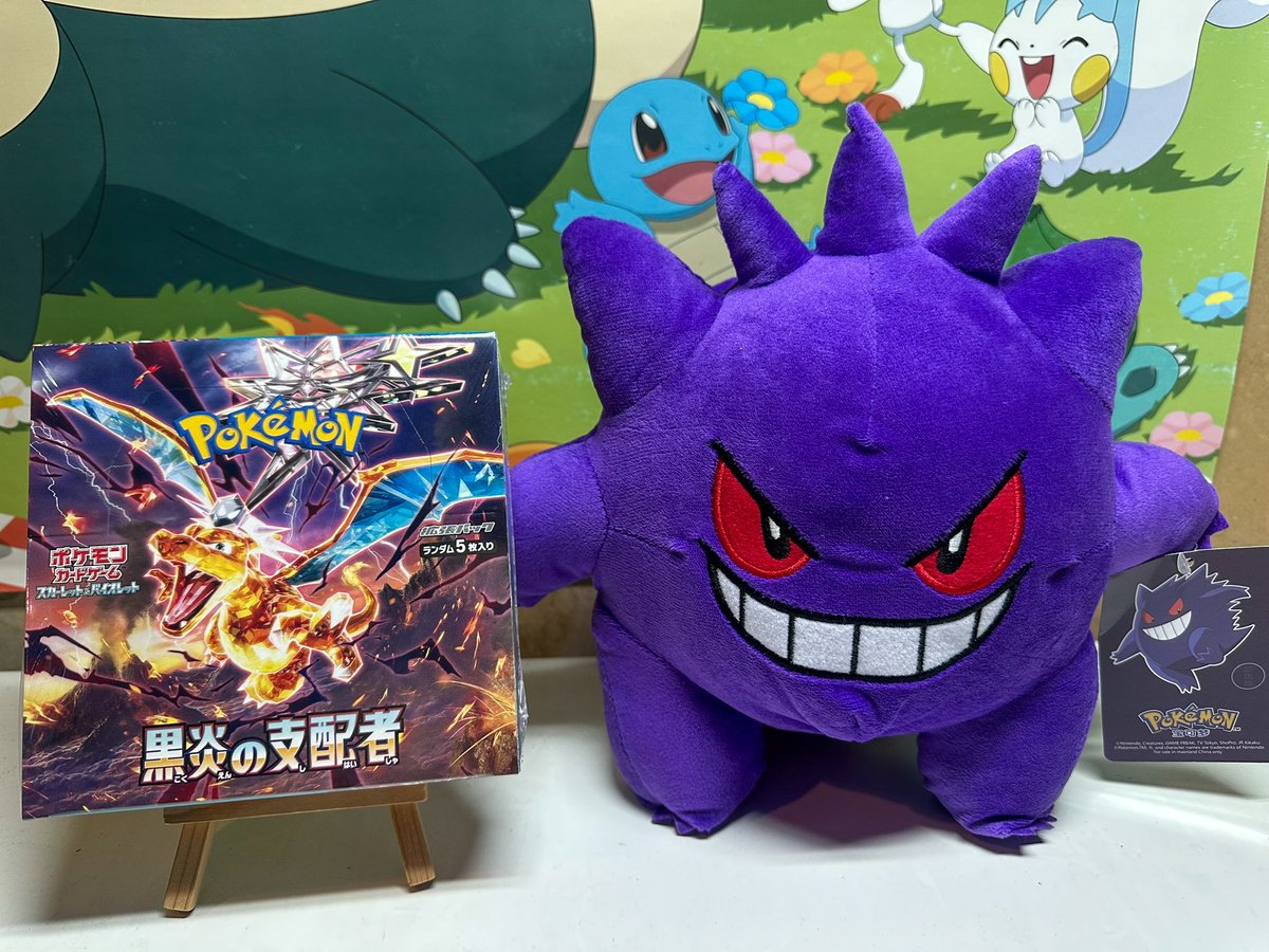 PokeCardsDaily's tweet image. 🎉🚨GIVEAWAY🚨🎉

#PokéCardsDaily x @trapshoptcg
One lucky winner will receive this Japanese booster box and Gengar plush!🤟🏼

How to join:
💎Follow both @PokeCardsDaily &amp;amp; @trapshoptcg
♥️Like
♻️Repost

⏳ANNOUNCED Jan 31st @ 8:00pm EST⏳

USA only. International pays shipping.