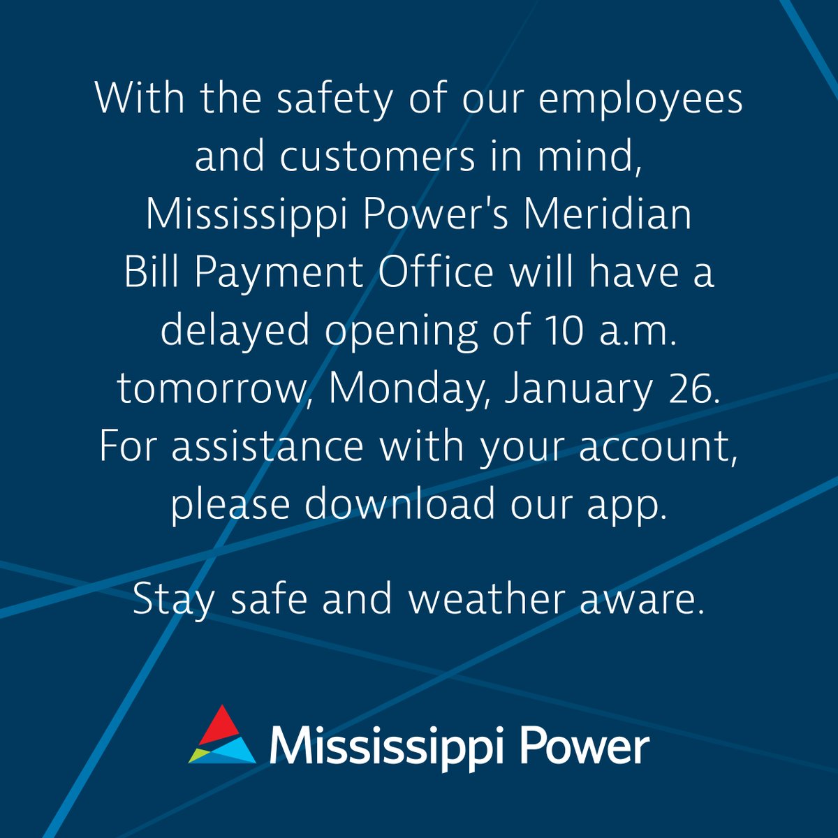 Mississippi Power tweet media