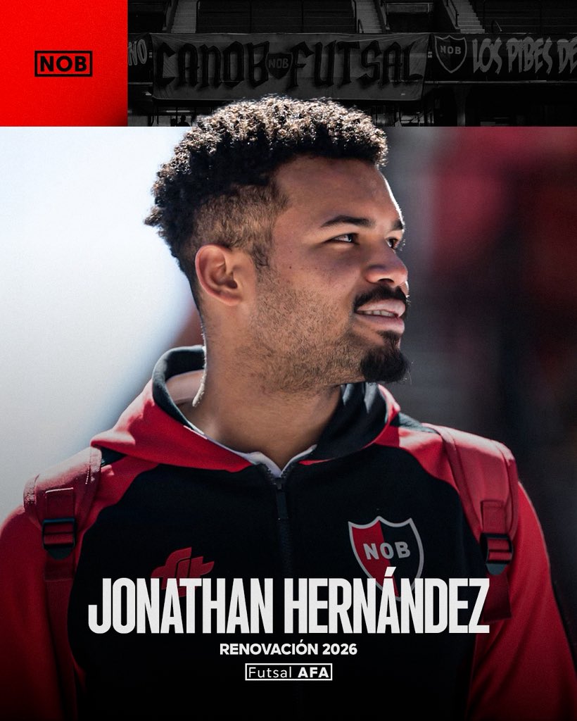 Cuba 2026 🇨🇺❤️🖤

Jonathan Hernández renovó su vínculo y continuará en Newell’s de cara a una nueva temporada en la máxima categoría del futsal nacional.