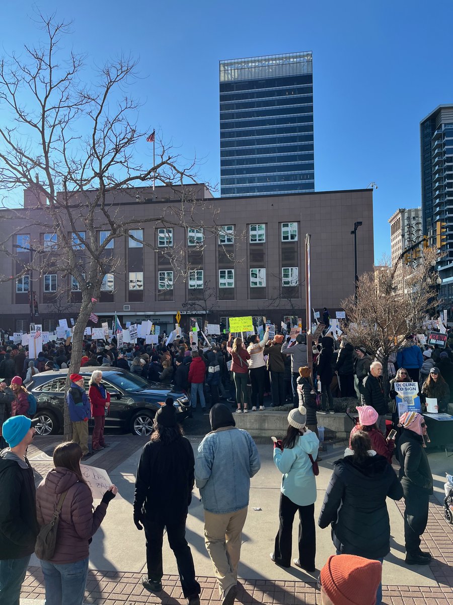 Incredible to meet so many folks out here who are fed up and want to keep SLC ICE-free. To mobilize thousands in just a few hours sends a message that we’re sick of what we’re seeing, and we’re not gonna let it happen here. Abolishing ICE really is the moderate position. We’ll