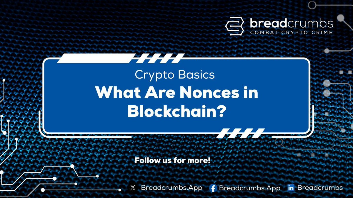 What is a nonce? A counter for each transaction from a wallet. It keeps  transfers in order and blocks replay attacks. Nonce gaps explain failed  transactions and sudden changes in wallet behavior.