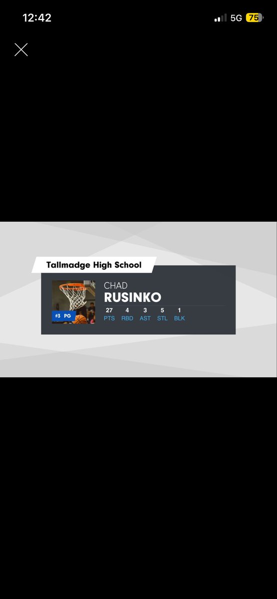 Chad Rusinko🏀 tweet media