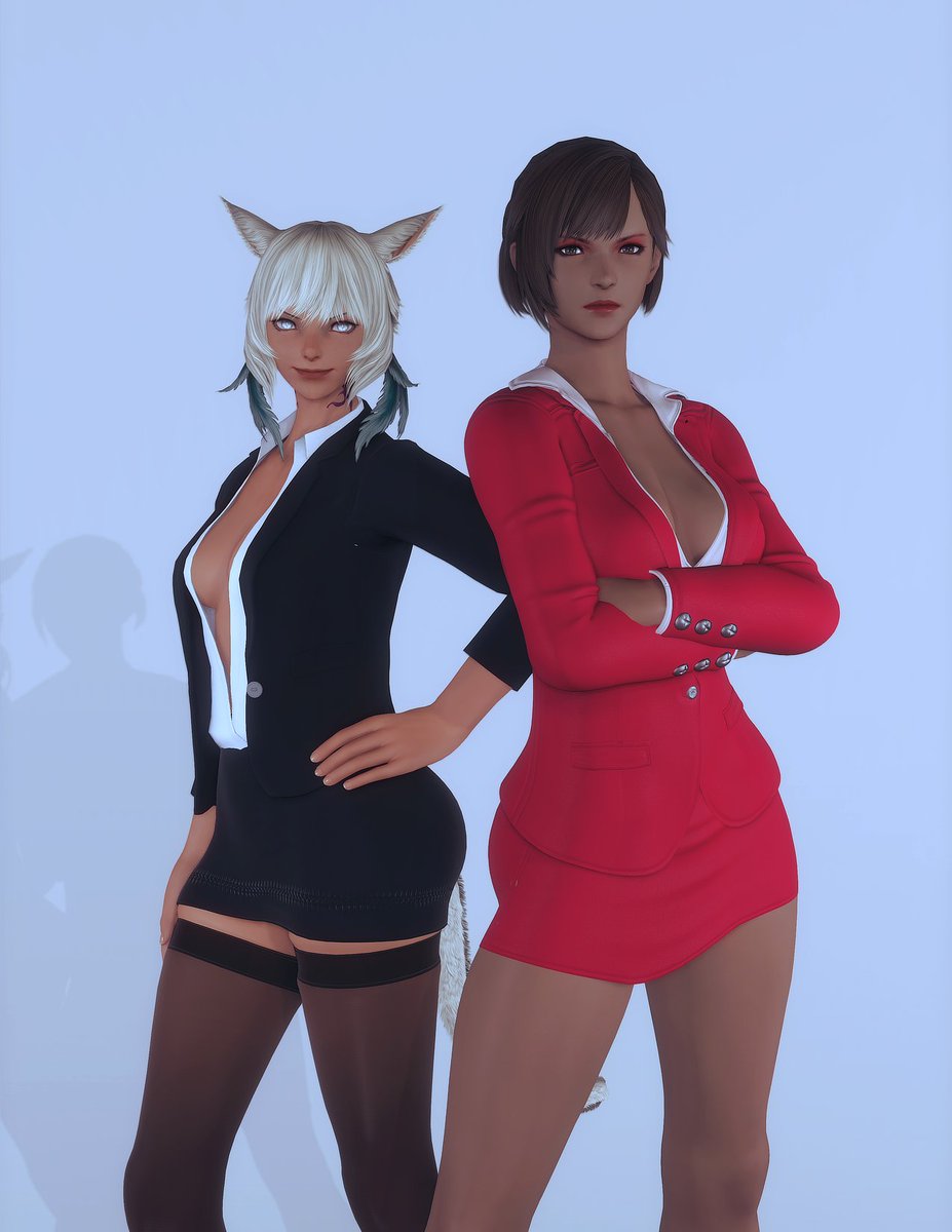 A long time ago I had this idea of a series about the ladies working at a tech startup. Making sets was a lot of work. Then I lost the house when demo was turned back on. Maybe when apartments get the update to increase the size I can come back and try again. (Inhales copium)