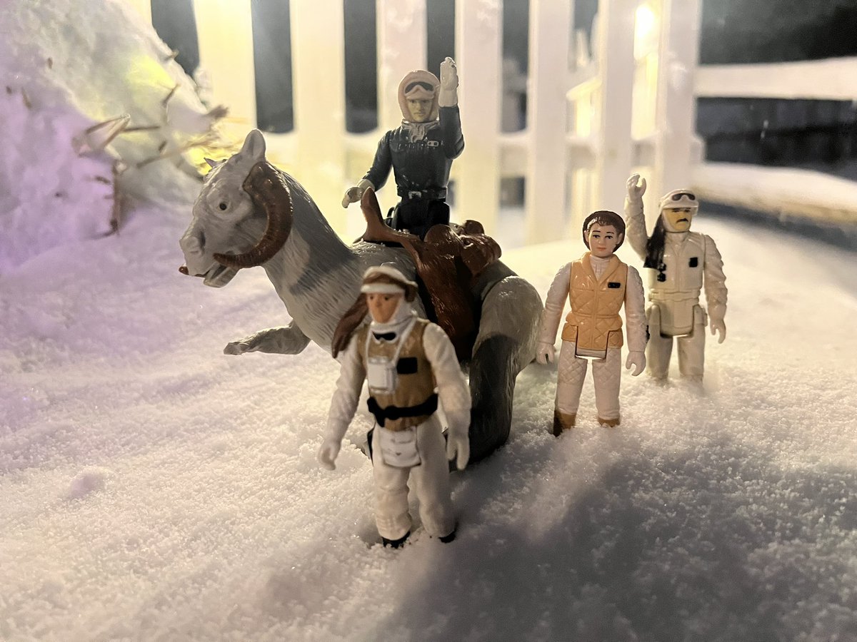 Just another snowball fight on Hoth. ❄️❄️❄️ #StarWars #WinterStormFern