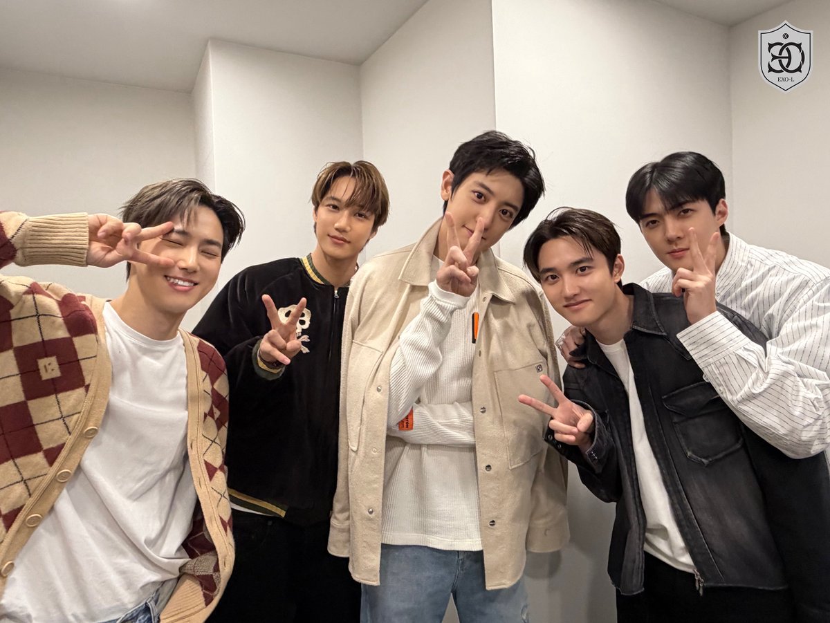 knockknock0408's tweet image. CHANYEOL D.O. KAI SEHUN SUHO