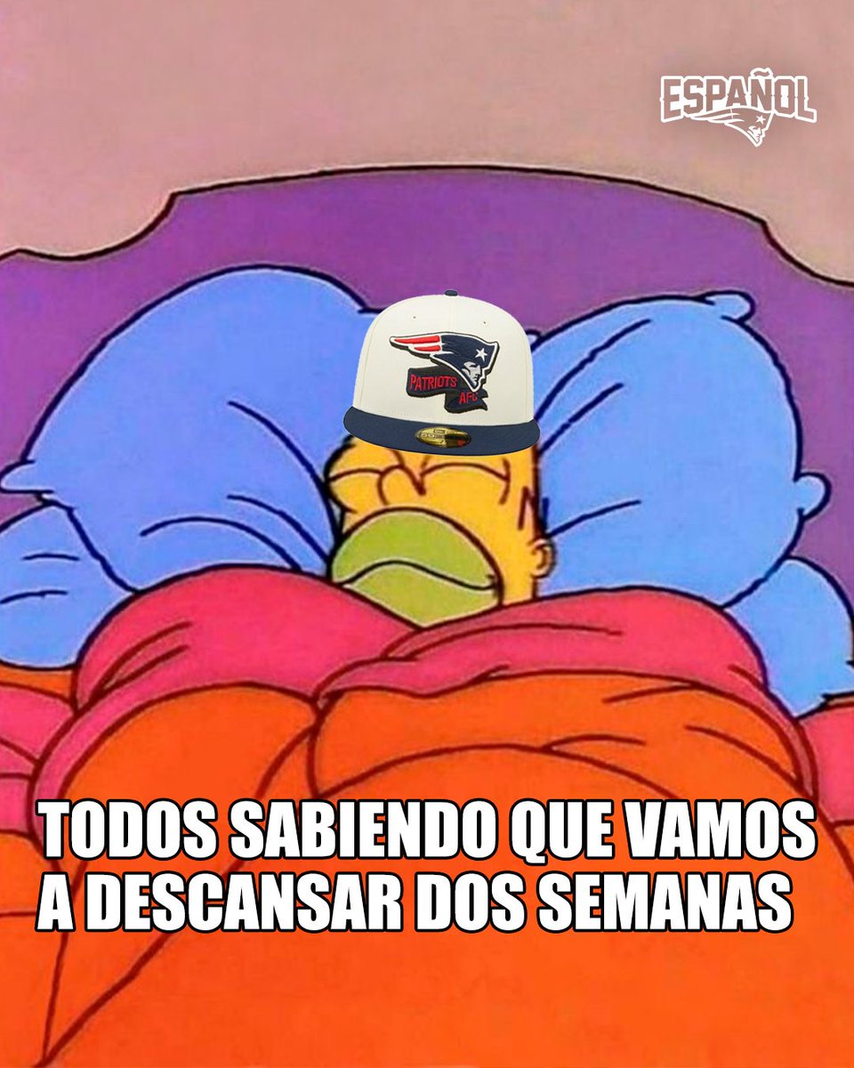 Bueno, por ahí alguien había dicho algo de descansar dos semanas, ¿no? 😜

#PatriotsEspañol