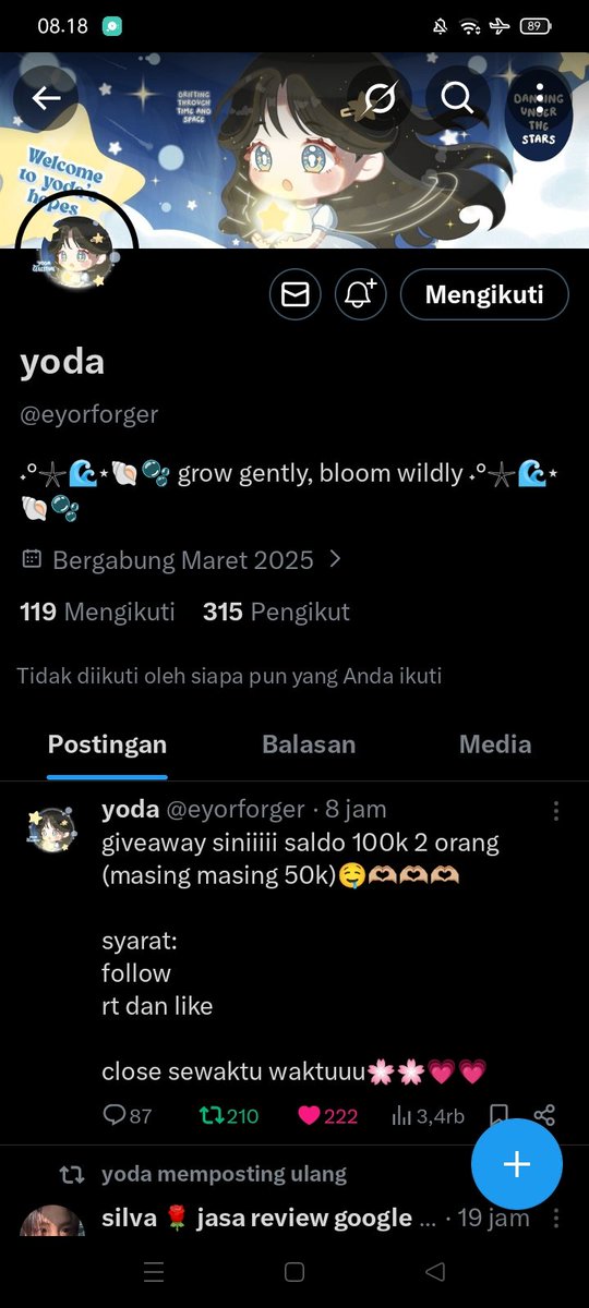 Wasemea1's tweet photo. @eyorforger Sudah semua kak, bismillah semoga dapet 🙏🥰 https://t.co/RTTyfN42Dj