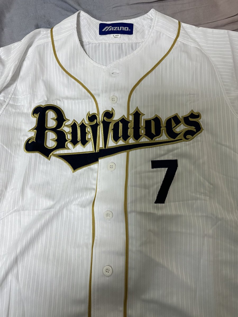 メルカリで購入したオリックス糸井嘉男ユニ。 #プロ野球 #オリックス