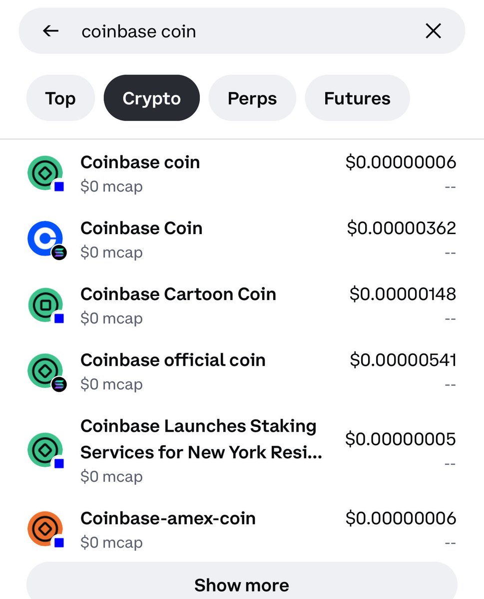 Coinbase has now made ALL solana tokens trade-able. The top 