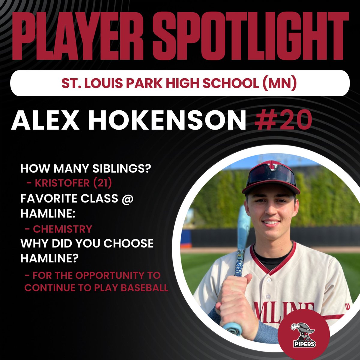 PiperBaseball's tweet photo. 2️⃣0️⃣ DAYS Until Game Day

Swipe to learn more about 2028 Grad, Alex Hokenson! (#20)

📍St. Louis Park, Minnesota

#GoPipers #CountdownToGameDay https://t.co/wFXPS8nKCb