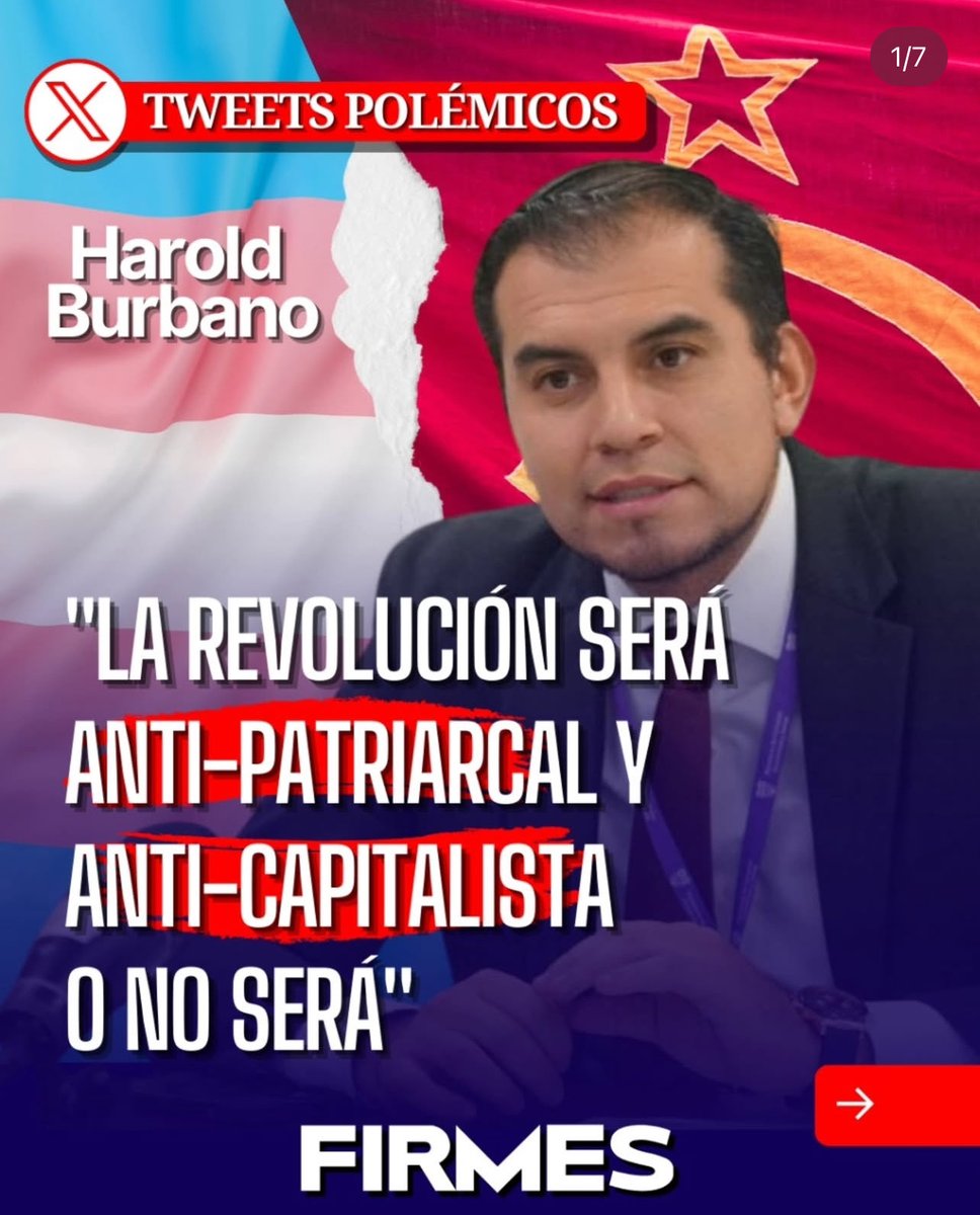 firmes_ec's tweet photo. Harold Burbano es un comunista de extrema izquierda que impulsó el cambio de sexo en niños, infancia transexual e ideología de género cuando trabajó en la Defensoría del Pueblo. 

FIRMES POR ECUADOR 🇪🇨 https://t.co/B1vJRk2i0j