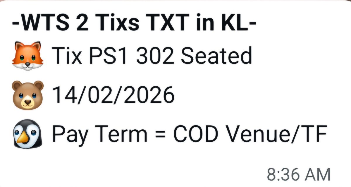 hcym02's tweet photo. WTS TXT in KL #TXTinKL #TXT https://t.co/bim15qrR51