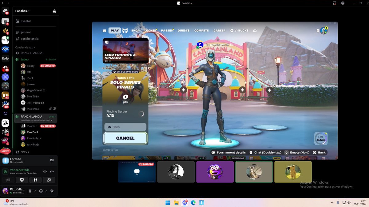 Seguimos con nuestro tiburon <a href="/PloxScary/">el scaryshawn</a>  con las GRANDS FINALS Na , con uno de los mejores equipos de Coach España #vamosplox