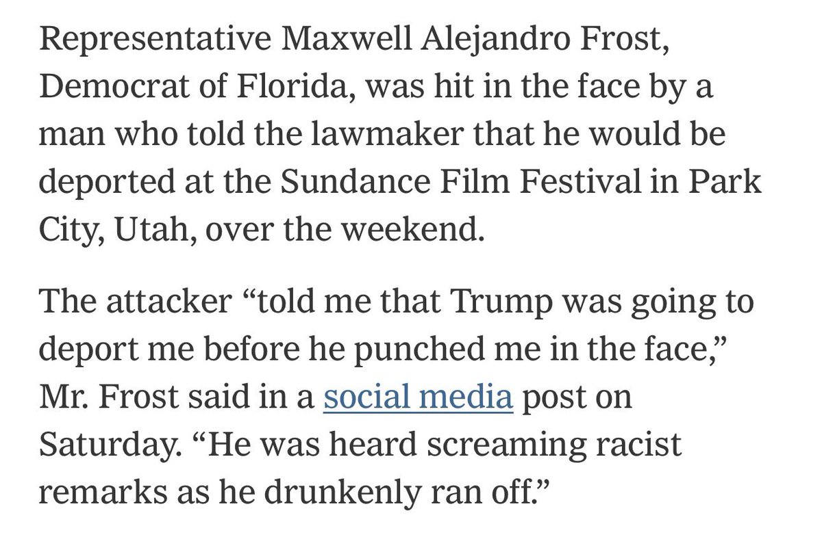 FunNormalGuy's tweet image. lmfao

The attacker “told me that Trump was going to deport me before he punched me in the face”