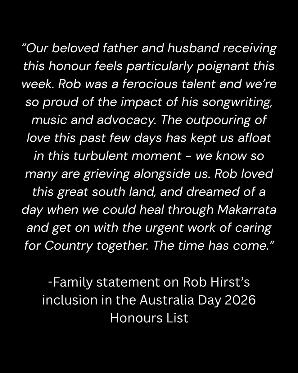 Vale Rob Hirst (AM).
And congratulations to others, also honoured today including the great Cathy Freeman (AC). Read more here:
news.com.au/entertainment/…

Photo by Robert Hambling