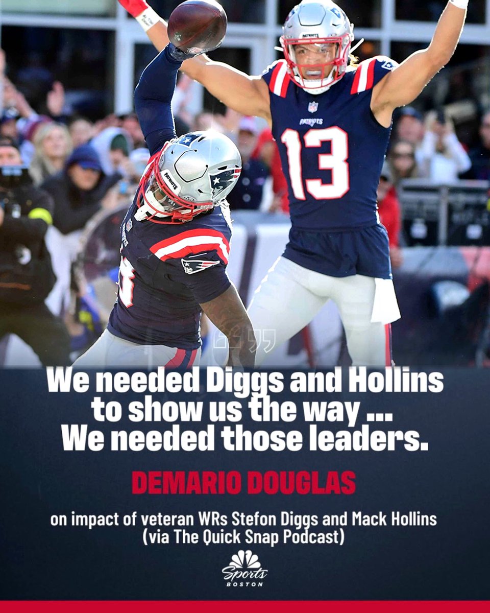 Stefon Diggs and Mack Hollins left Buffalo, joined Drake Maye in New England, won the AFC East, and are now headed to the Super Bowl. Maybe Josh Allen did have help all along…