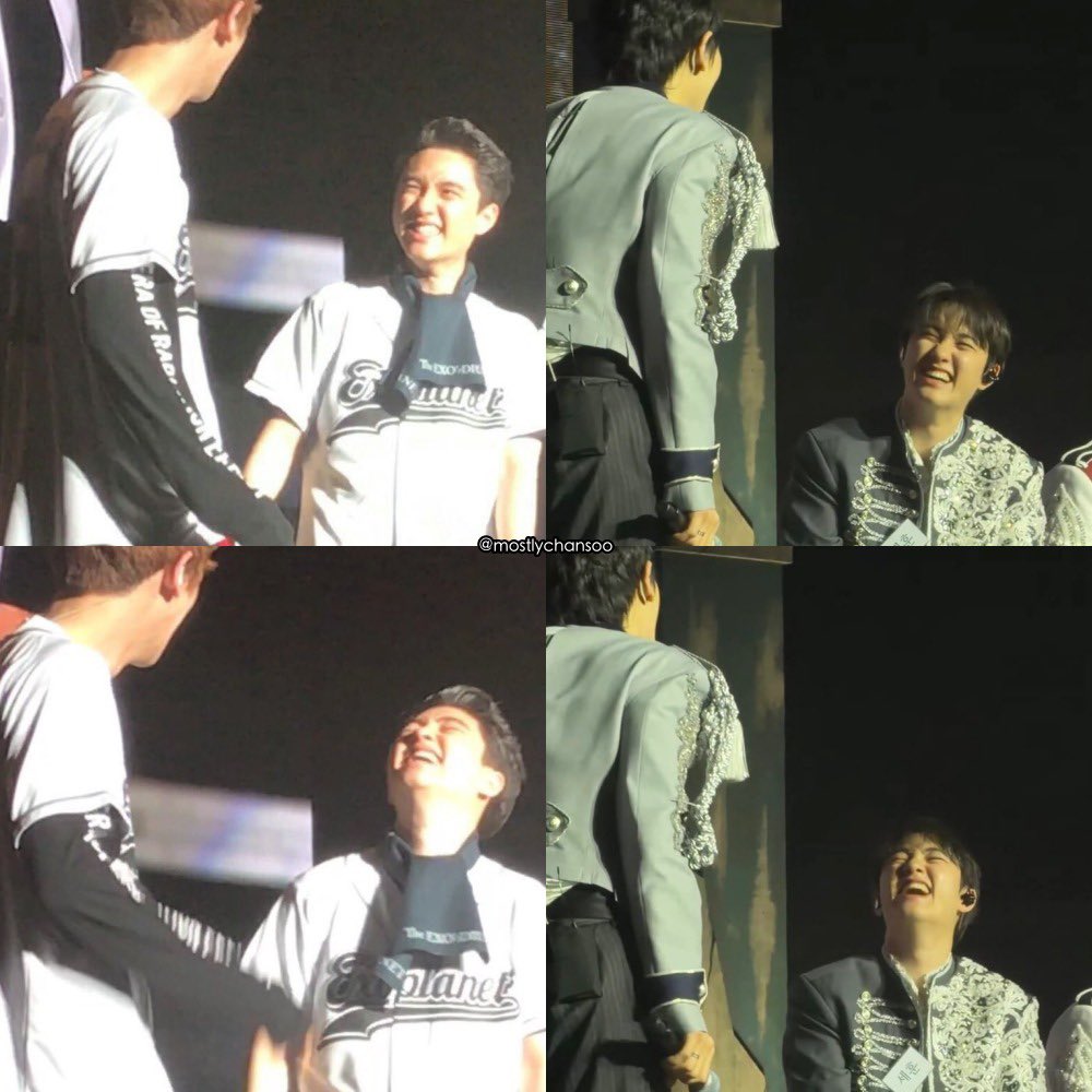 mostlychansoo's tweet image. To think these were taken several years apart but nothing still compares to the happiness Chanyeol brings to Kyungsoo. I'm in shambles