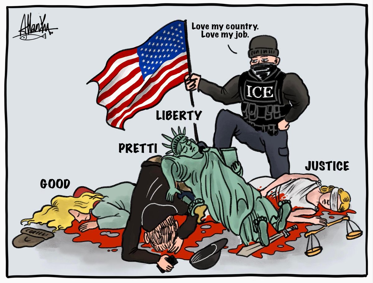 All gone. 
#UnitedStates #Minneapolis #ReneeGood #AlexPretti #ICE